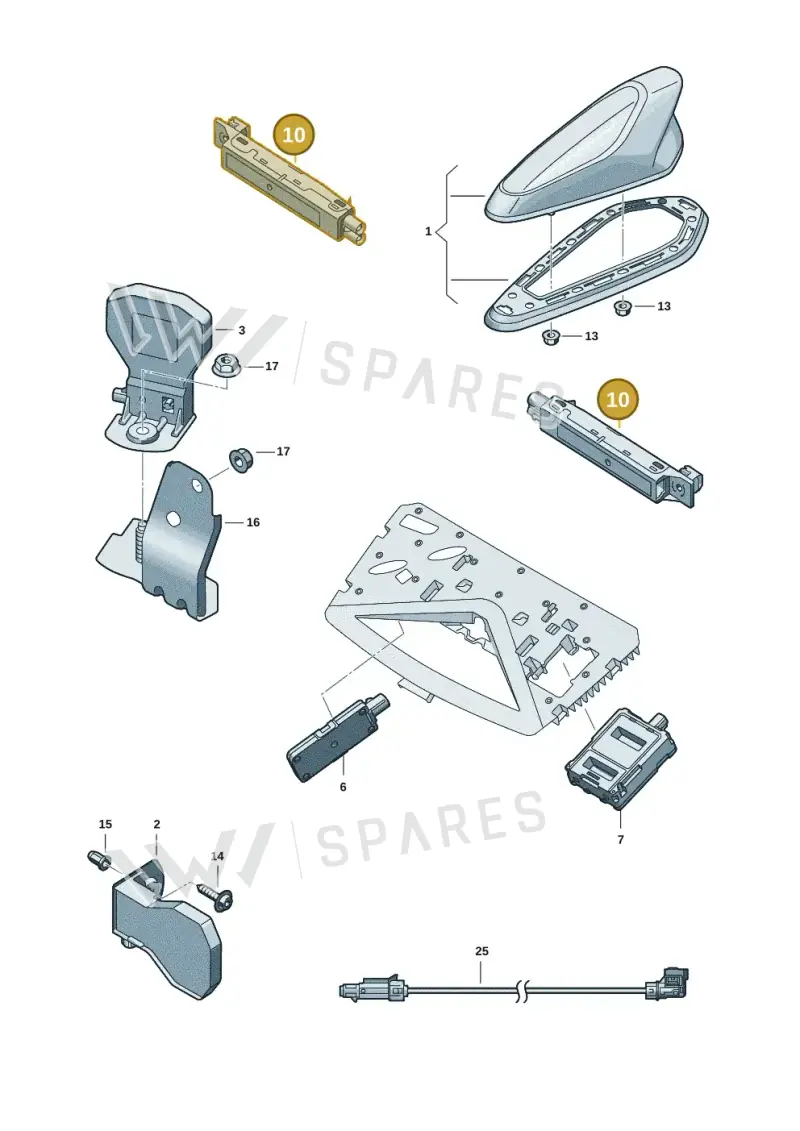 85H035225B — Audi Q6 e-tron (2023-2025) diagram f5s035100, position 10