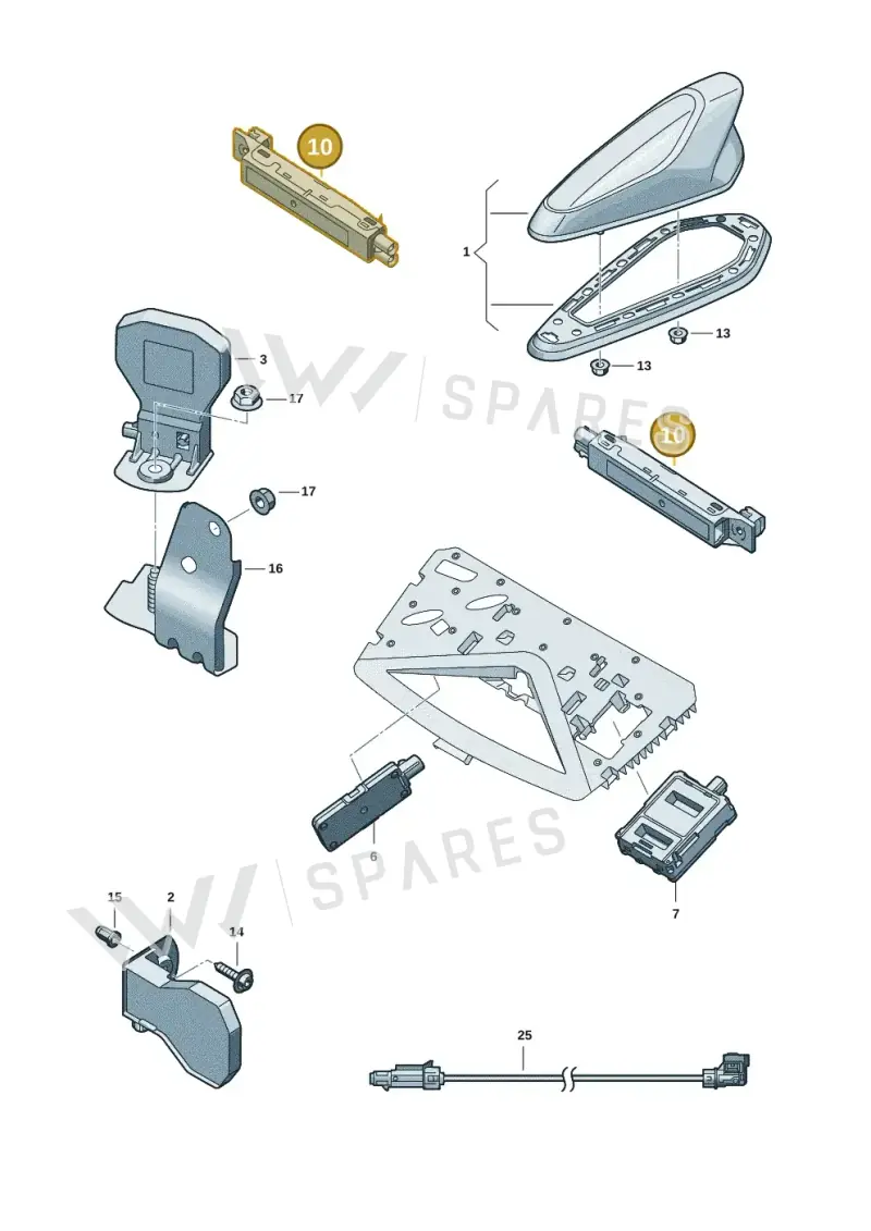 85H035225D — Audi Q6 e-tron (2023-2025) diagram f5s035100, position 10