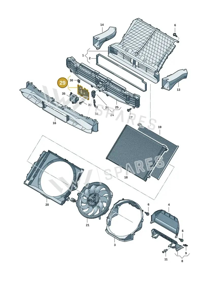 85H121225B — Audi Q6 e-tron (2023-2025) diagram f5s121990, position 29