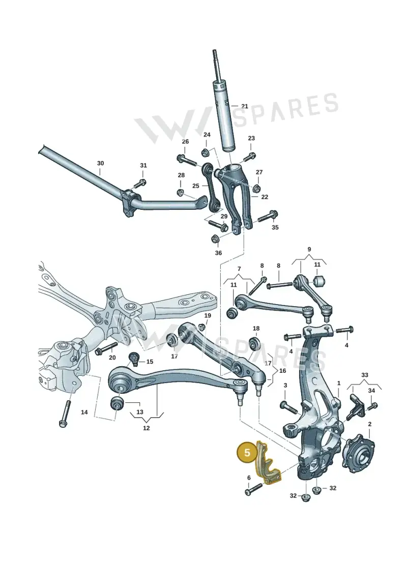85H407237K — Audi Q6 e-tron (2023-2025) diagram f5s407000, position 5