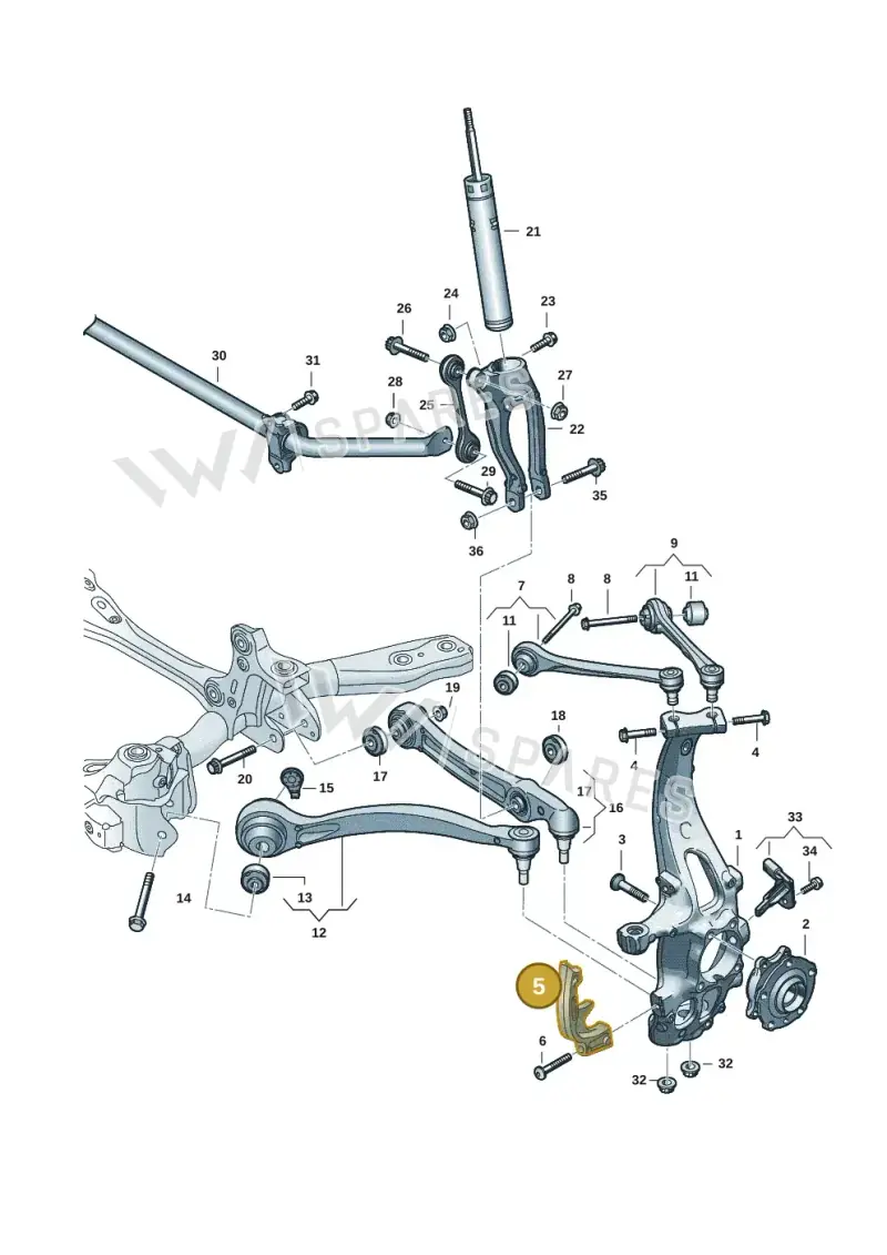85H407238K — Audi Q6 e-tron (2023-2025) diagram f5s407000, position 5