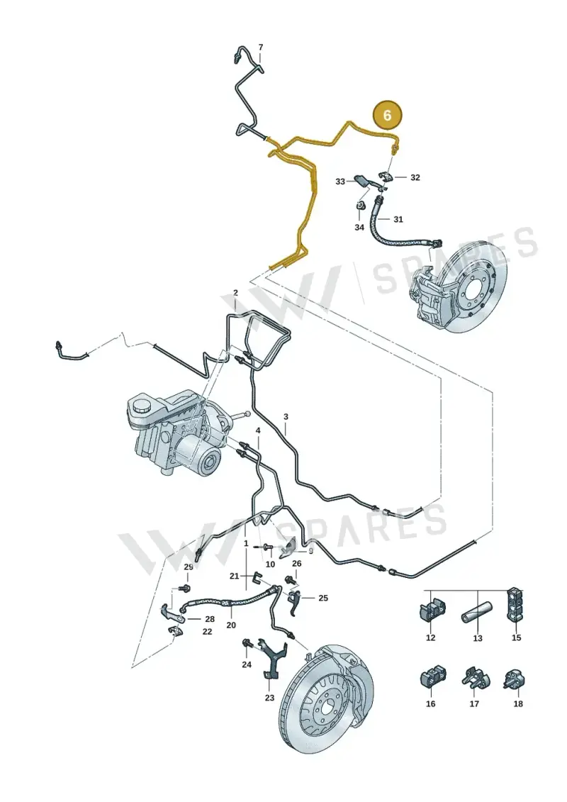 85H614727A — Audi Q6 e-tron (2023-2025) diagram f5s611020, position 6
