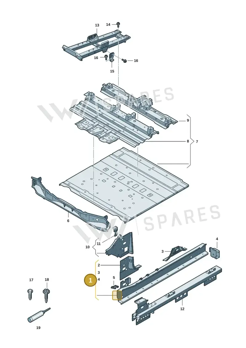 85H802256G — Audi Q6 e-tron (2023-2025) diagram f5s803020, position 1
