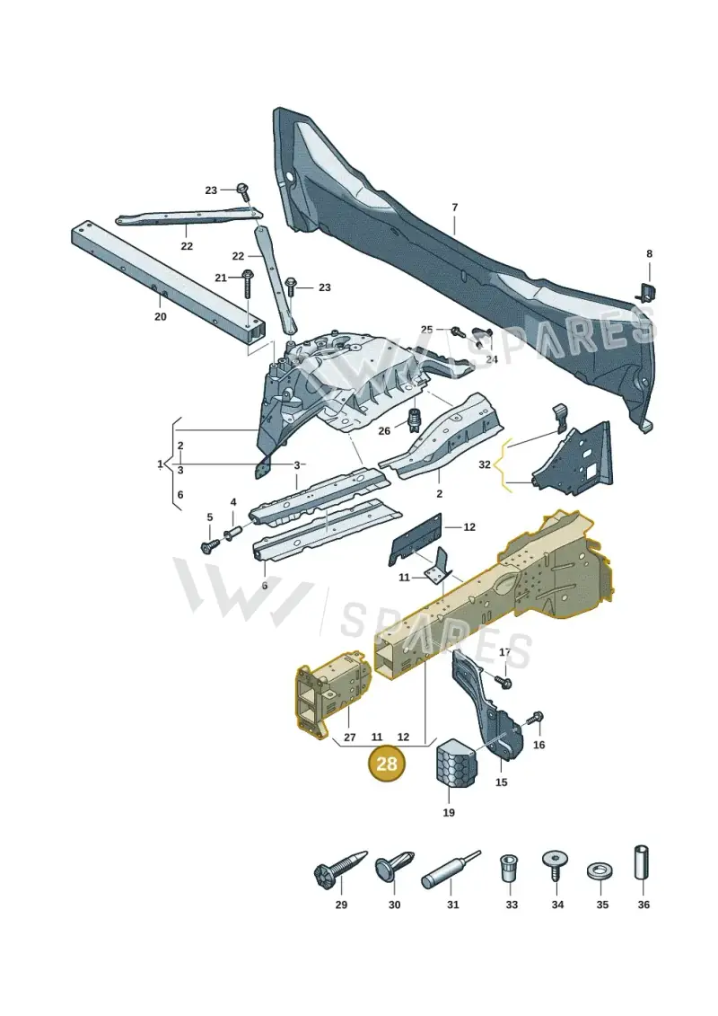 85H803019TA — Audi Q6 e-tron (2023-2025) diagram f5s803000, position 28