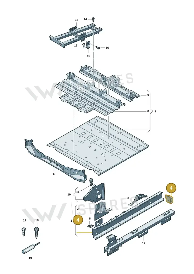 85H803561 — Audi Q6 e-tron (2023-2025) diagram f5s803020, position 4