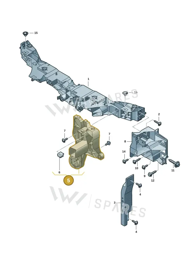 85H805608 — Audi Q6 e-tron (2023-2025) diagram f5s805000, position 5