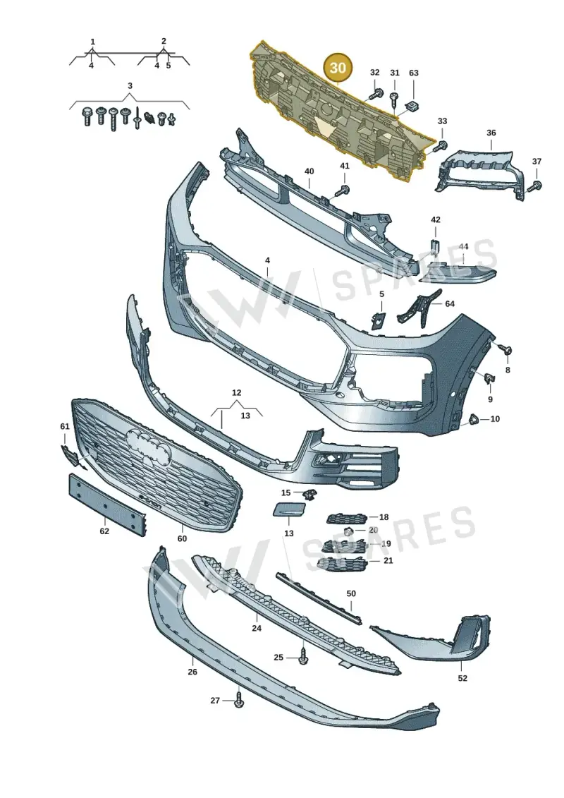 85H807233 — Audi Q6 e-tron (2023-2025) diagram f5s807100, position 30