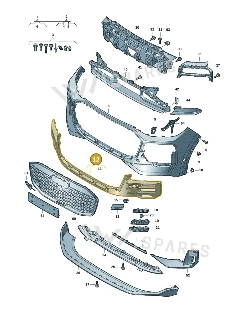 85H807725AY9B — Audi Q6 e-tron (2023-2025) diagram f5s807100, position 12