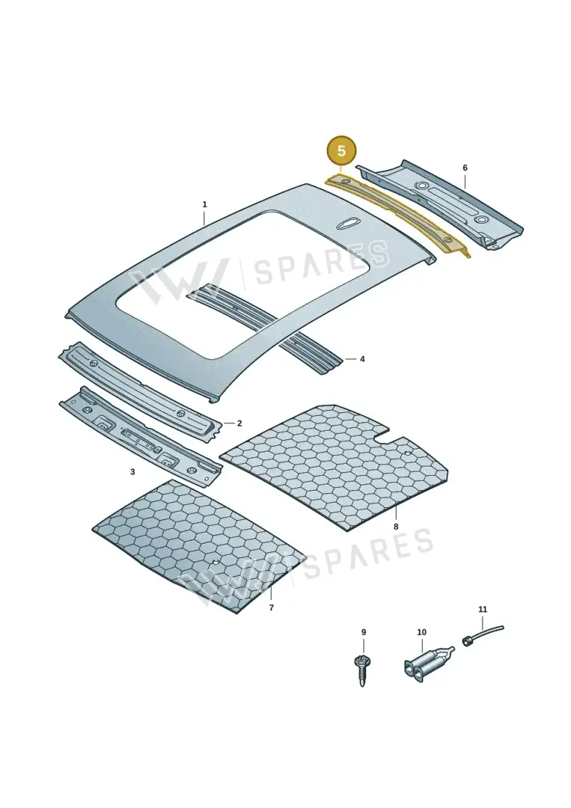 85H817985 — Audi Q6 e-tron (2023-2025) diagram f5s817000, position 5