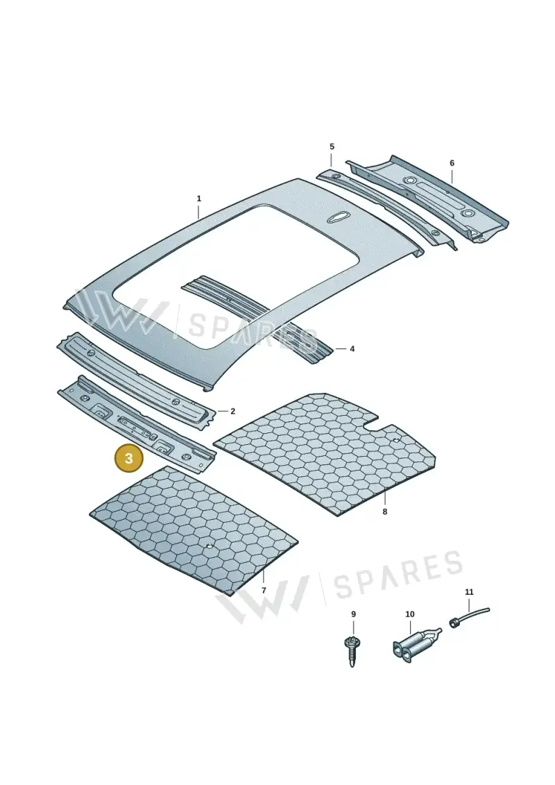 85H817995A — Audi Q6 e-tron (2023-2025) diagram f5s817000, position 3