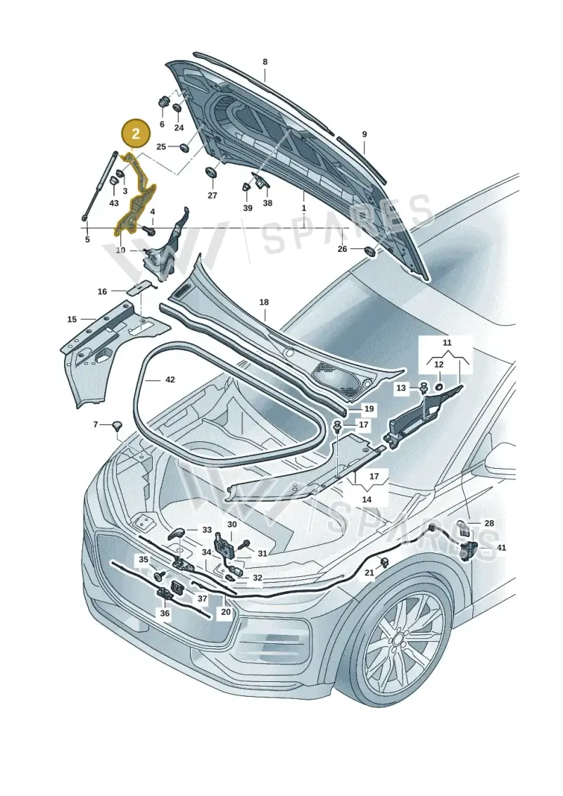 85H823302 — Audi Q6 e-tron (2023-2025) diagram f5s823000, position 2