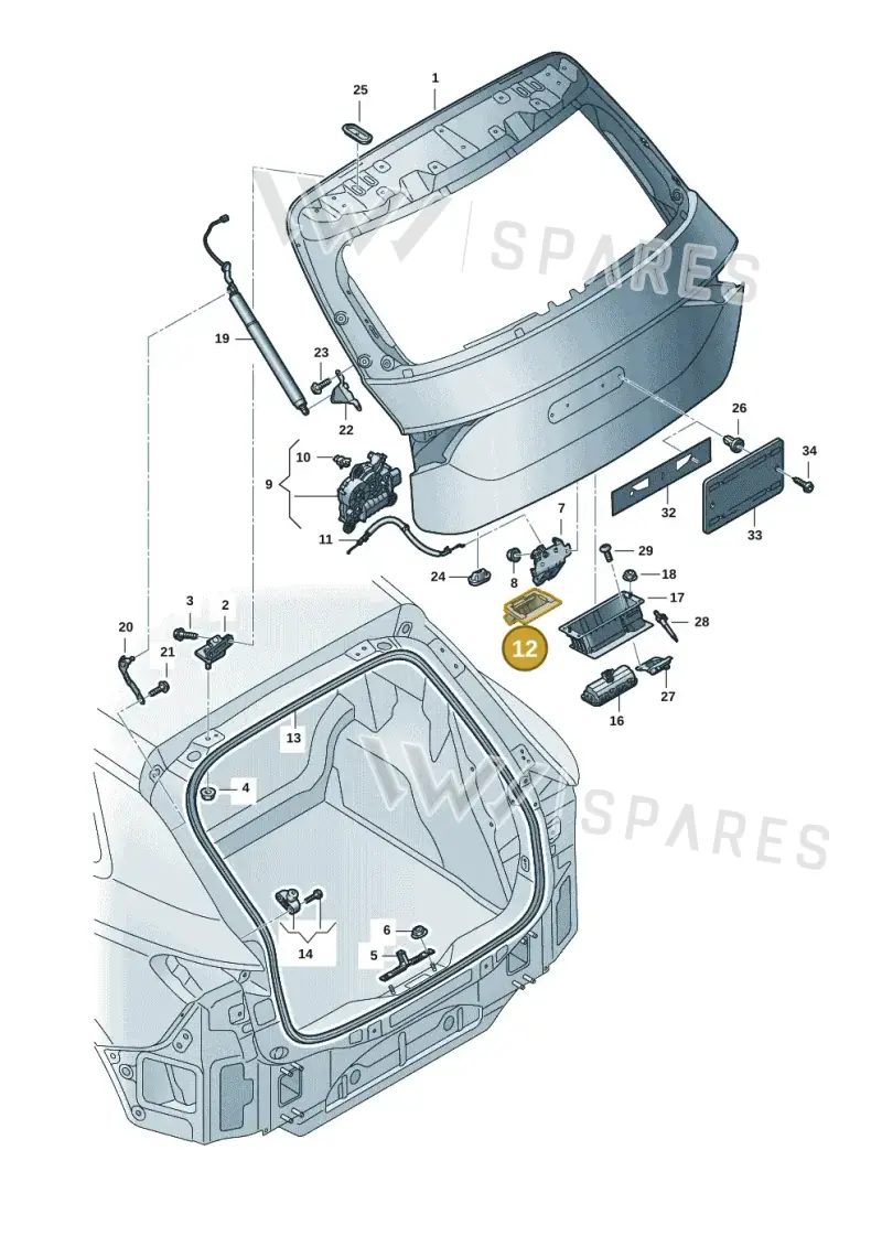85H827520 — Audi Q6 e-tron (2023-2025) diagram f5s827000, position 12