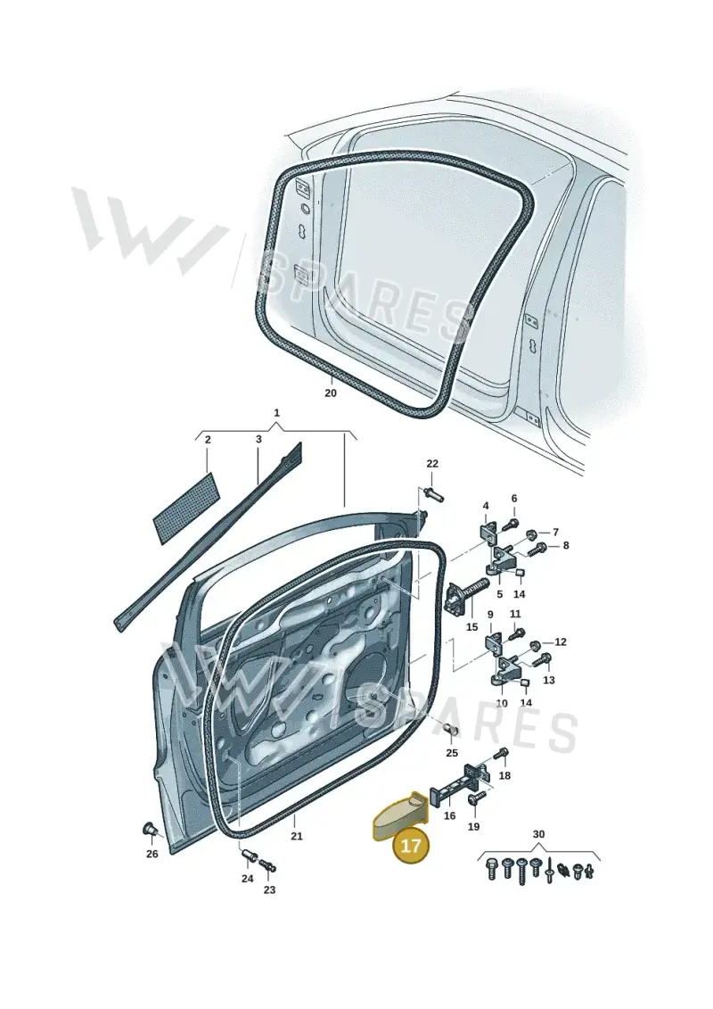 85H837267 — Audi Q6 e-tron (2023-2025) diagram f5s831010, position 17