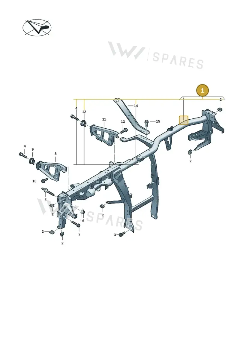 85H857017 — Audi Q6 e-tron (2023-2025) diagram f5s857000, position 1