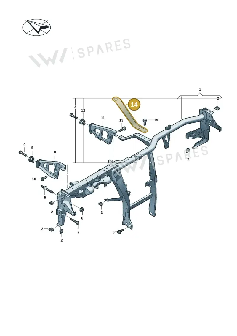 85H857295 — Audi Q6 e-tron (2023-2025) diagram f5s857000, position 14