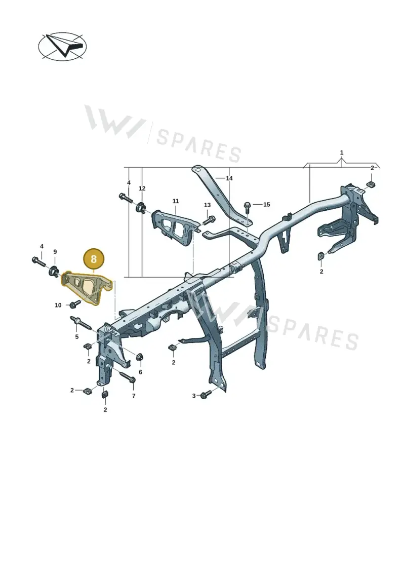 85H858297B — Audi Q6 e-tron (2023-2025) diagram f5s857000, position 8