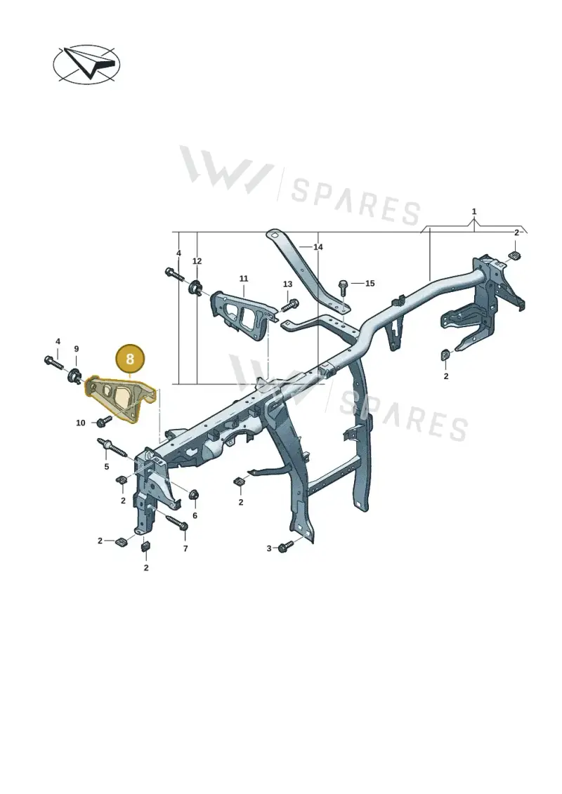 85H858297 — Audi Q6 e-tron (2023-2025) diagram f5s857000, position 8
