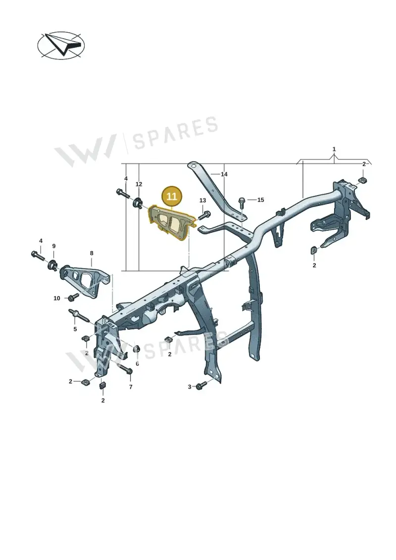 85H858298B — Audi Q6 e-tron (2023-2025) diagram f5s857000, position 11