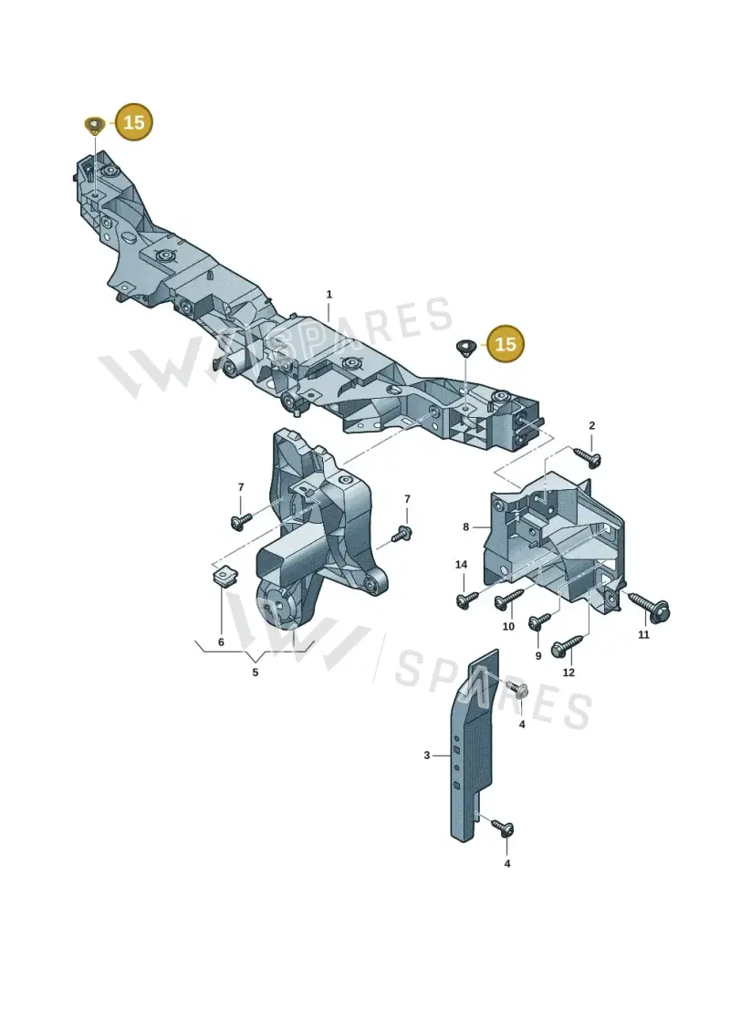 85H863275 — Audi Q6 e-tron (2023-2025) diagram f5s805000, position 15
