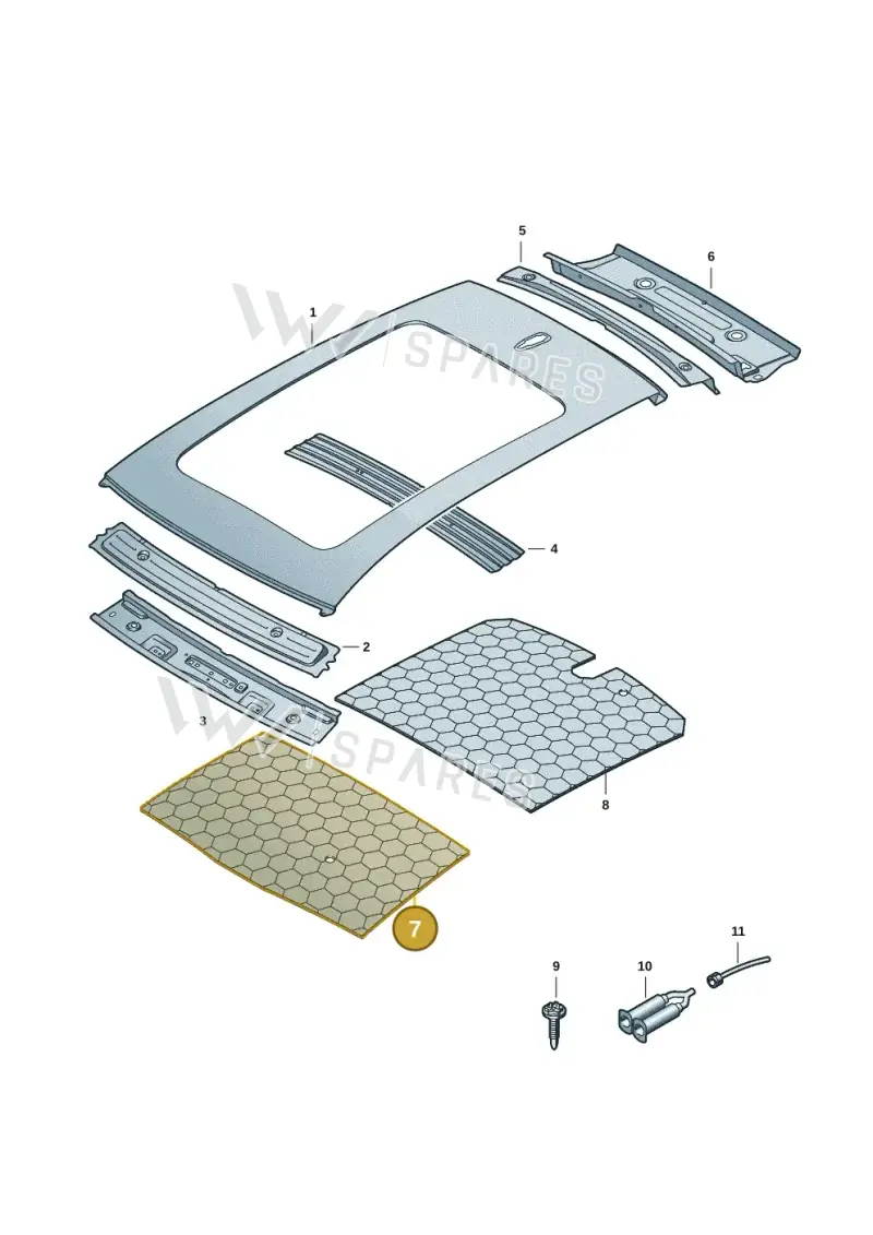 85H867523B — Audi Q6 e-tron (2023-2025) diagram f5s817000, position 7
