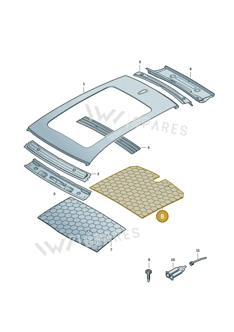 85H867523C — Audi Q6 e-tron (2023-2025) diagram f5s817000, position 8