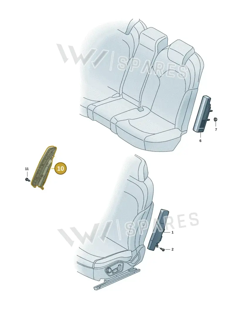 85H880581K — Audi Q6 e-tron (2023-2025) diagram f5s880200, position 10