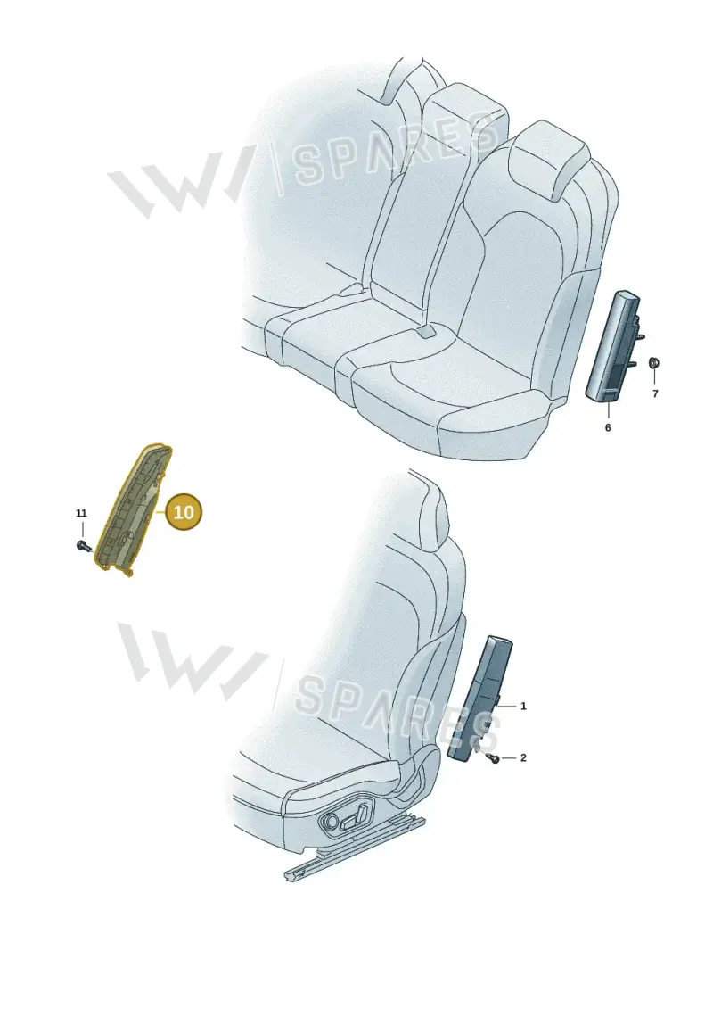 85H880582J — Audi Q6 e-tron (2023-2025) diagram f5s880200, position 10