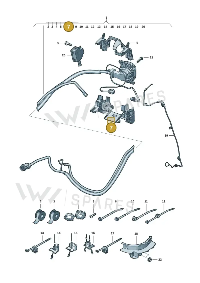 85H907176B — Audi Q6 e-tron (2023-2025) diagram f5s970320, position 7