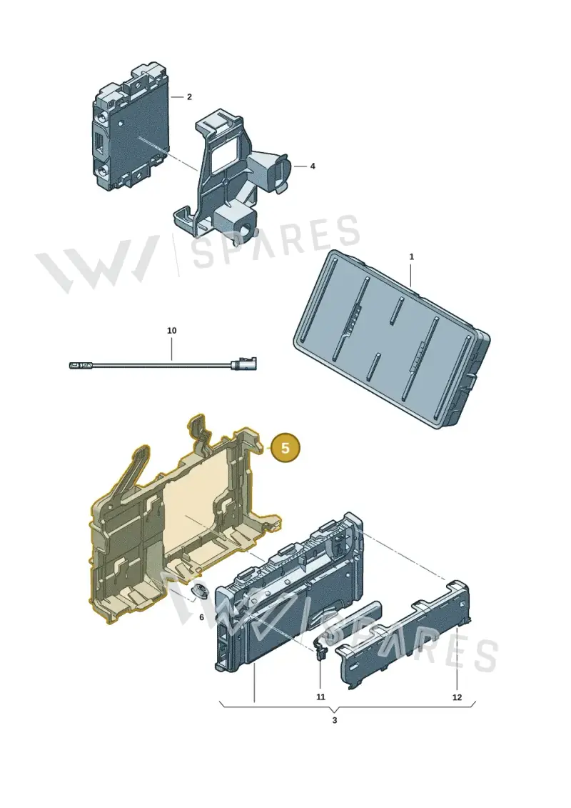 85H907239 — Audi Q6 e-tron (2023-2025) diagram f5s035550, position 5