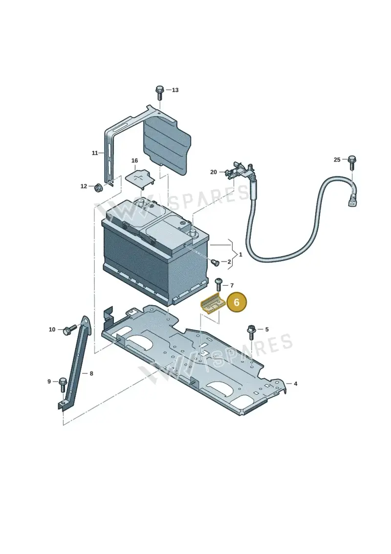 85H915515A — Audi Q6 e-tron (2023-2025) diagram f5s915000, position 6
