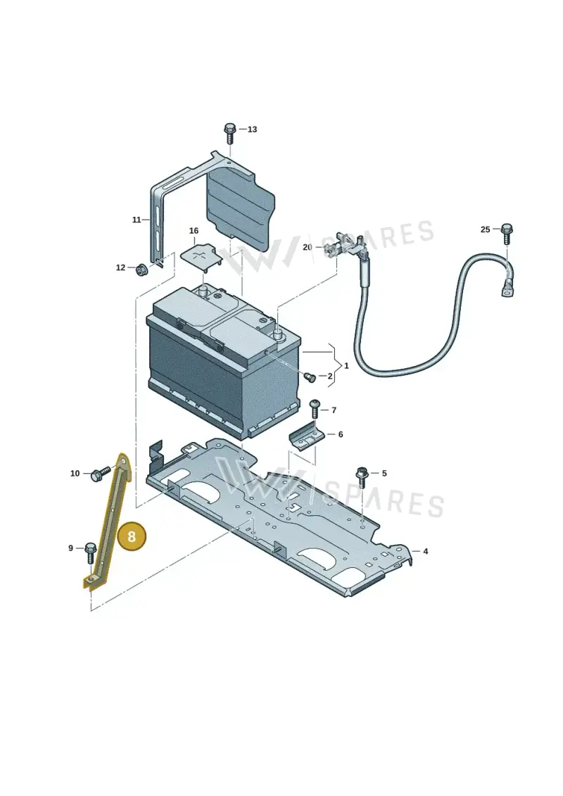 85H915524A — Audi Q6 e-tron (2023-2025) diagram f5s915000, position 8