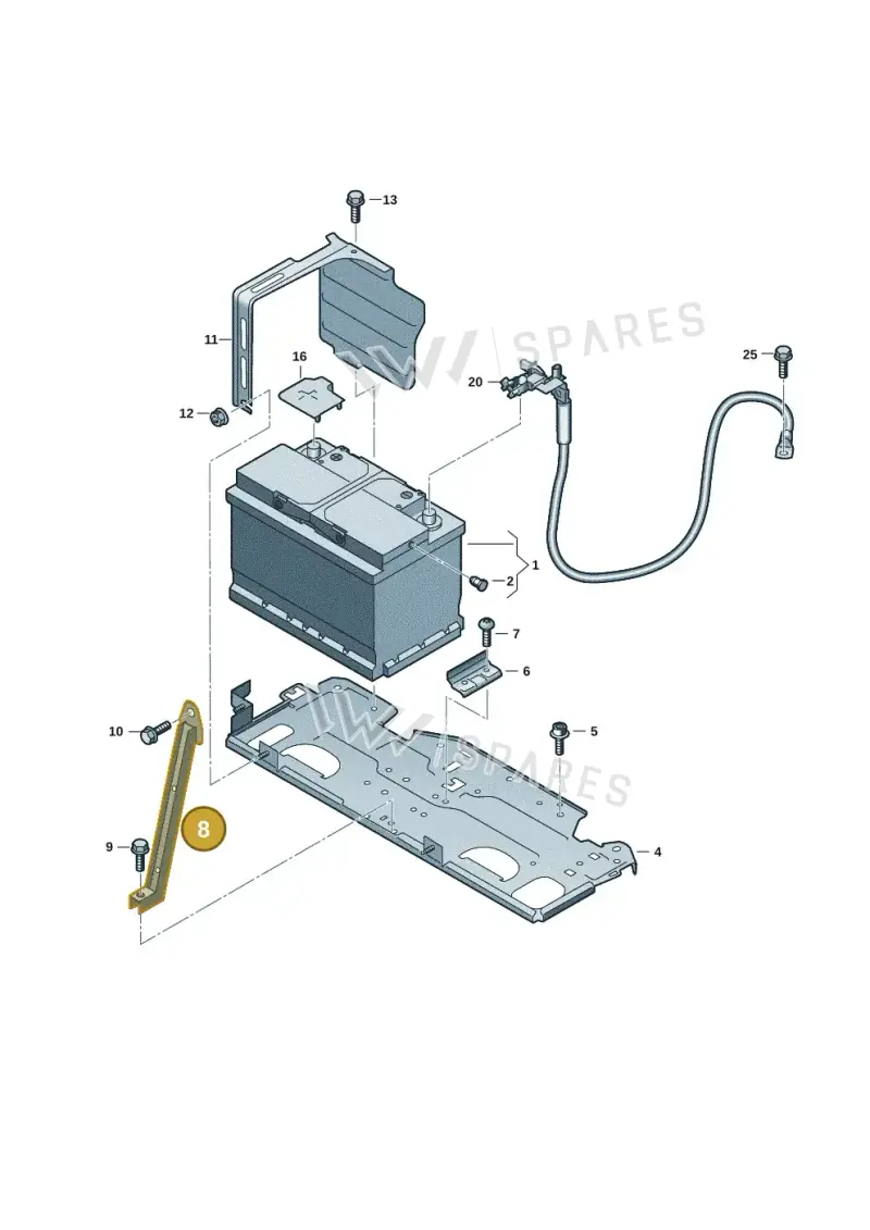 85H915524B — Audi Q6 e-tron (2023-2025) diagram f5s915000, position 8