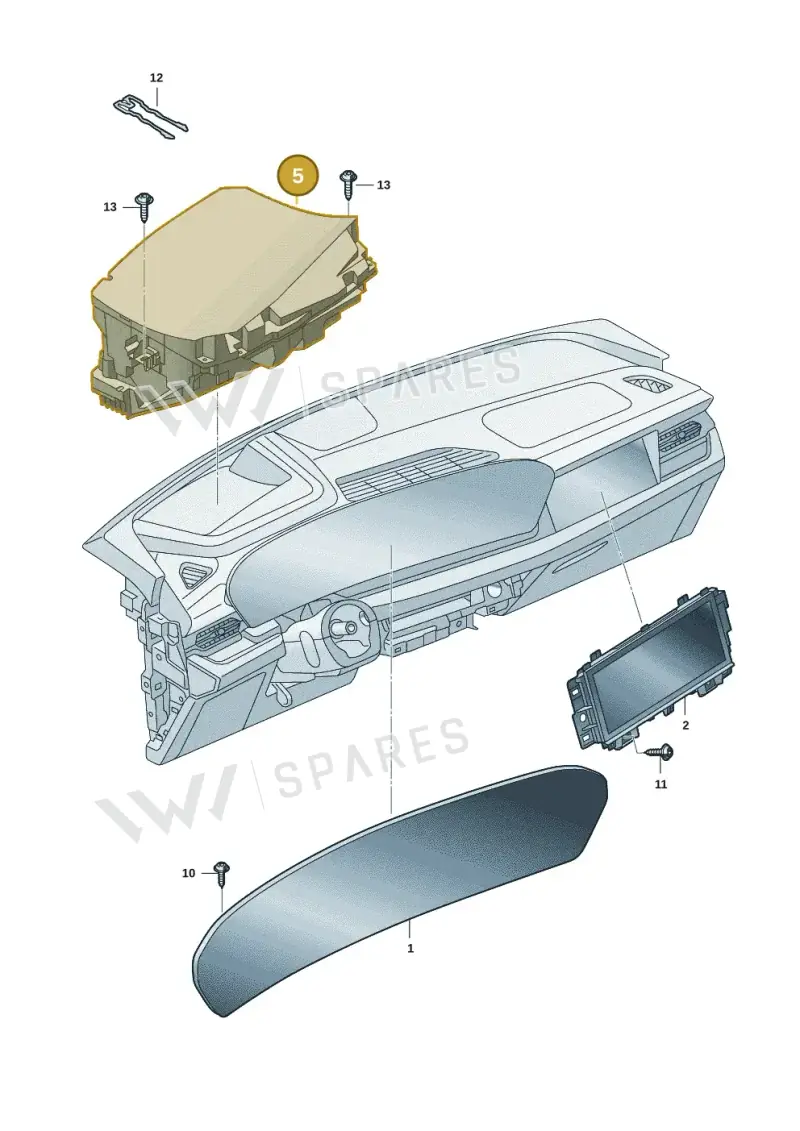 85H919617H — Audi Q6 e-tron (2023-2025) diagram f5s919000, position 5