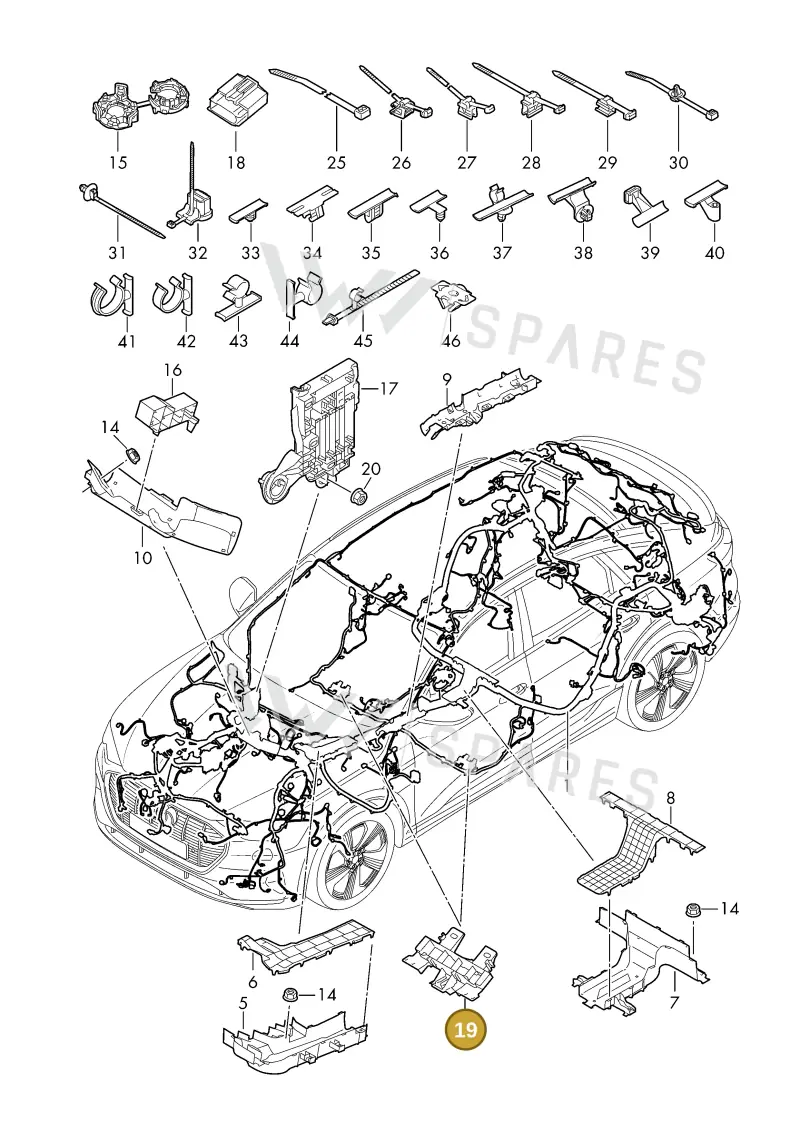85H937545 — Audi Q6 e-tron (2023-2025) diagram f5s971800, position 19