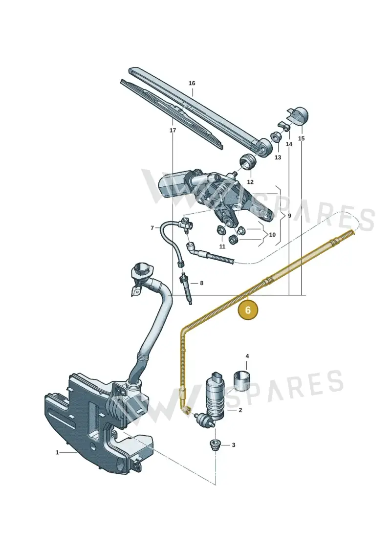 85H955960 — Audi Q6 e-tron (2023-2025) diagram f5s955030, position 6