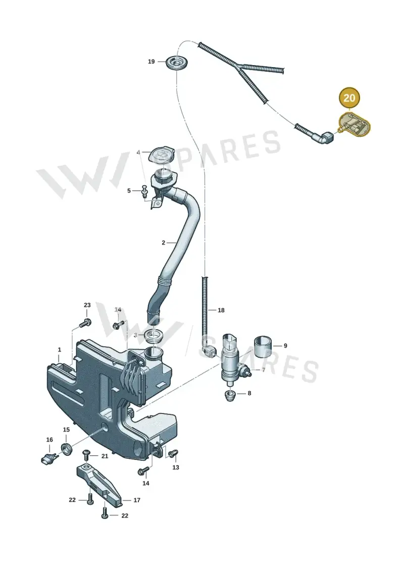 85H955987B — Audi Q6 e-tron (2023-2025) diagram f5s955010, position 20