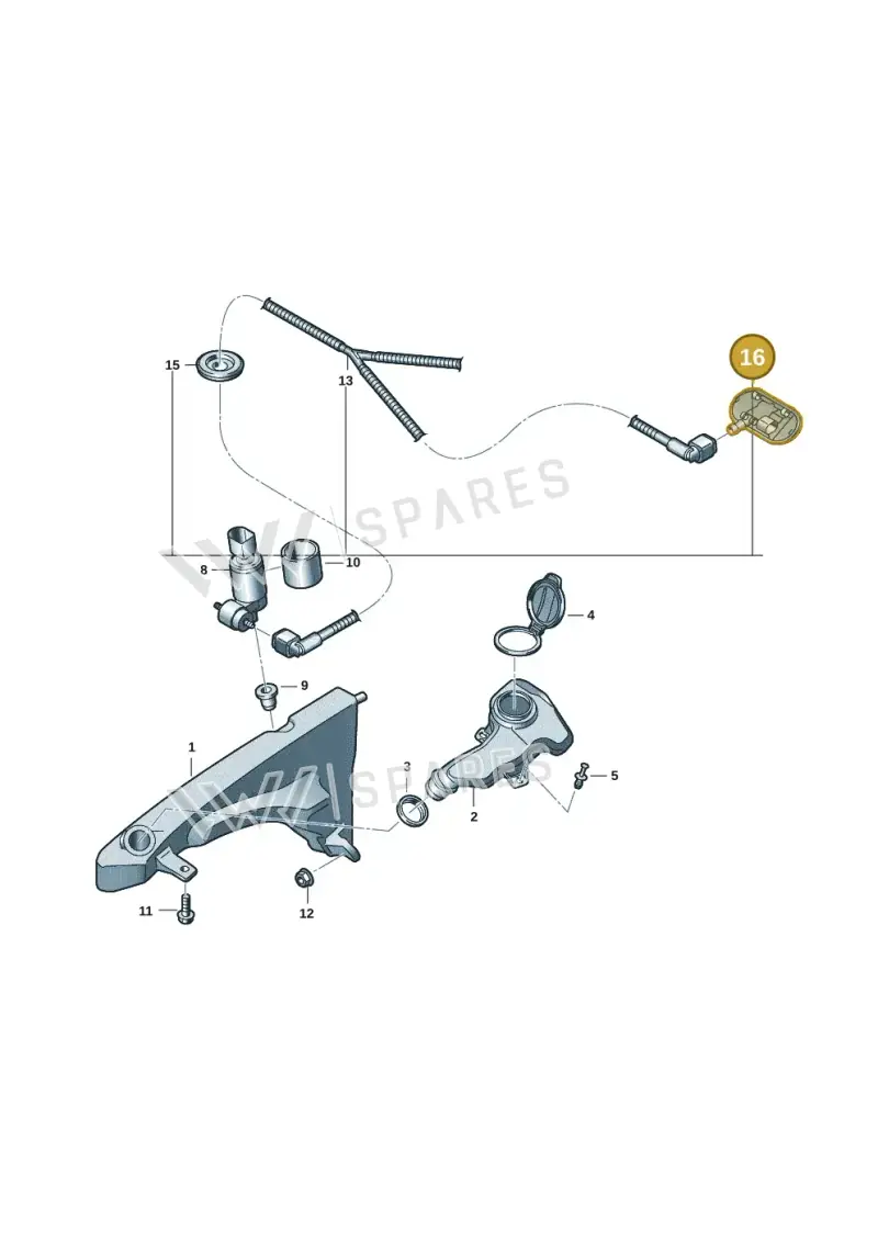 85H955987B — Audi A5 Limousine (2024-2025) diagram 8wk955010, position 16