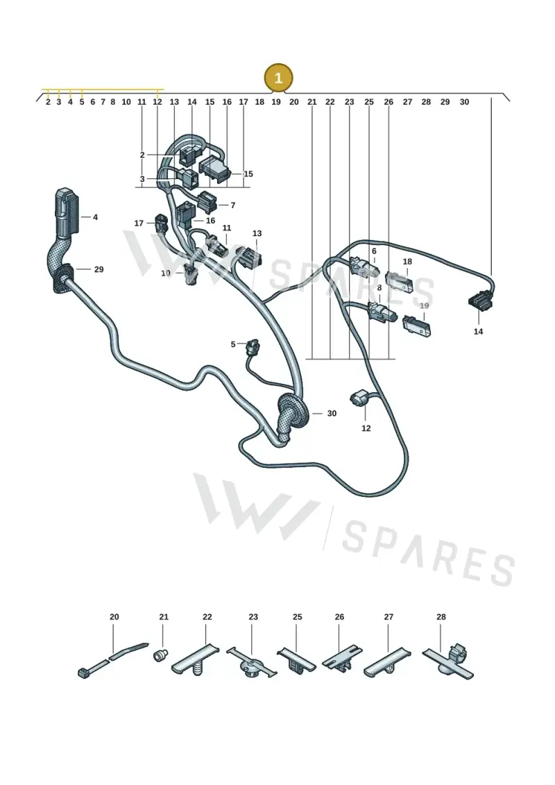 85H971030P — Audi Q6 e-tron (2023-2025) diagram f5s972330, position 1