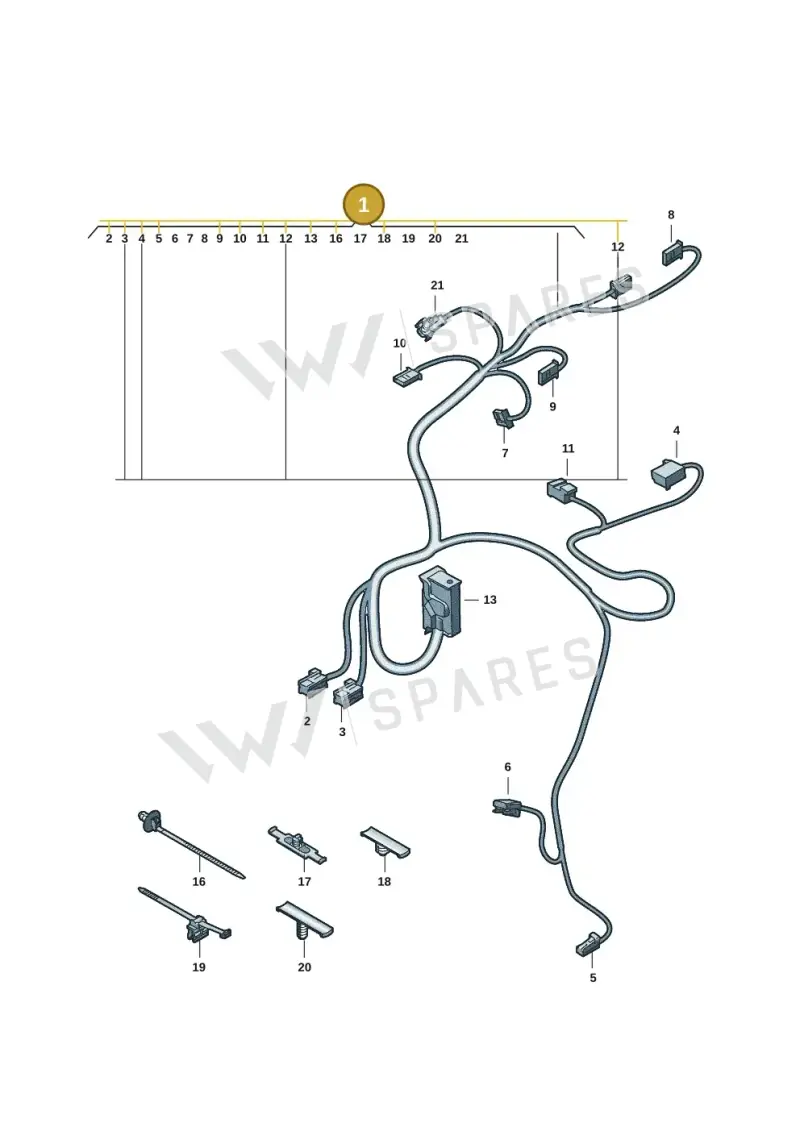 85H971035P — Audi Q6 e-tron (2023-2025) diagram f5s972400, position 1