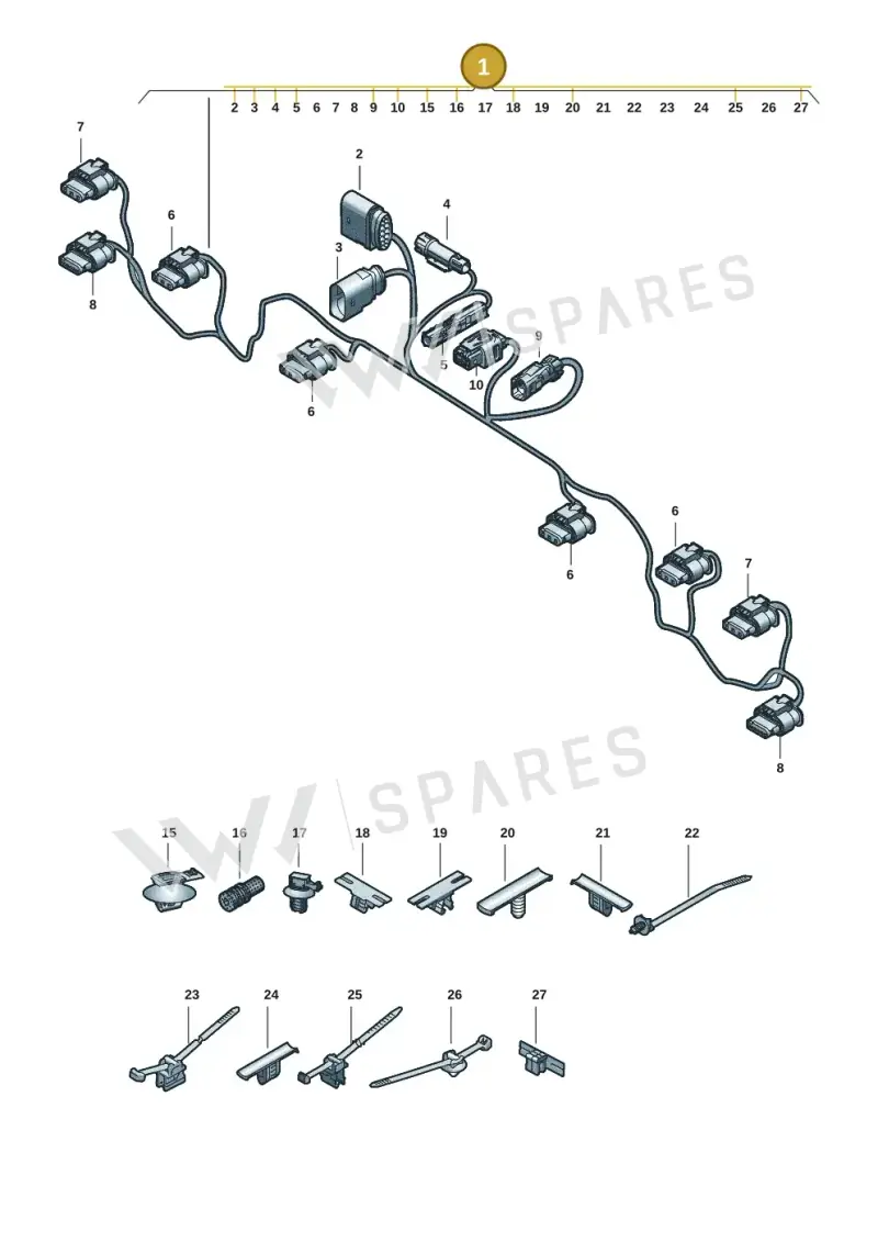 85H971095C — Audi Q6 e-tron (2023-2025) diagram f5s972700, position 1