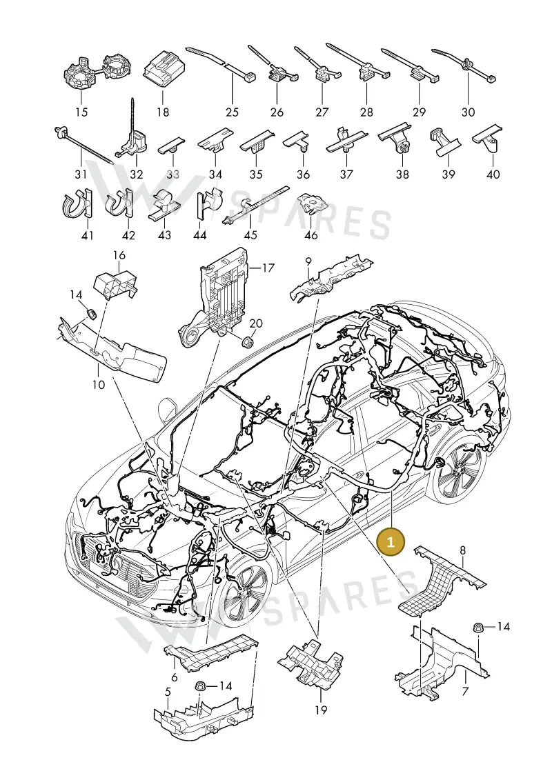 85H971139 — Audi Q6 e-tron (2023-2025) diagram f5s971800, position 1