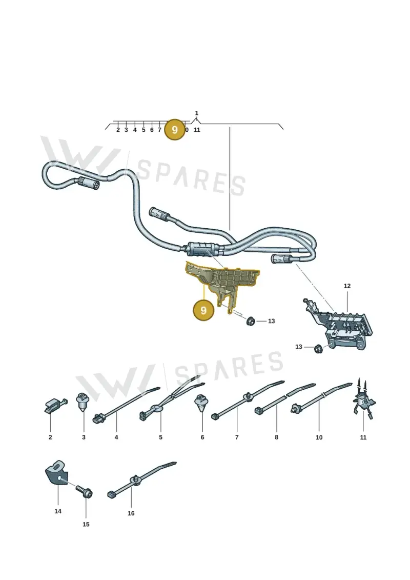 85H971280 — Audi Q6 e-tron (2023-2025) diagram f5s970100, position 9