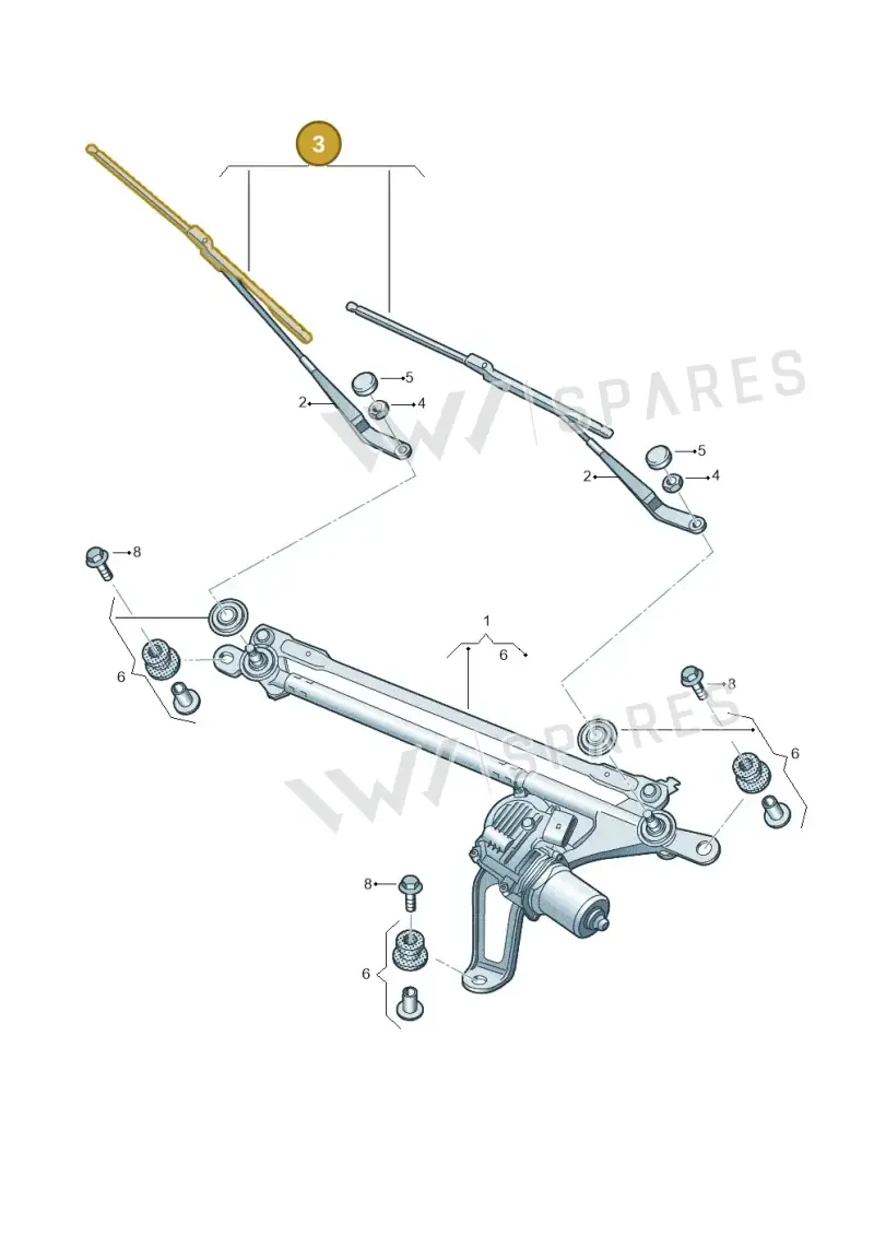 85H998002A — Audi Q6 e-tron (2023-2025) diagram 896955000, position 3