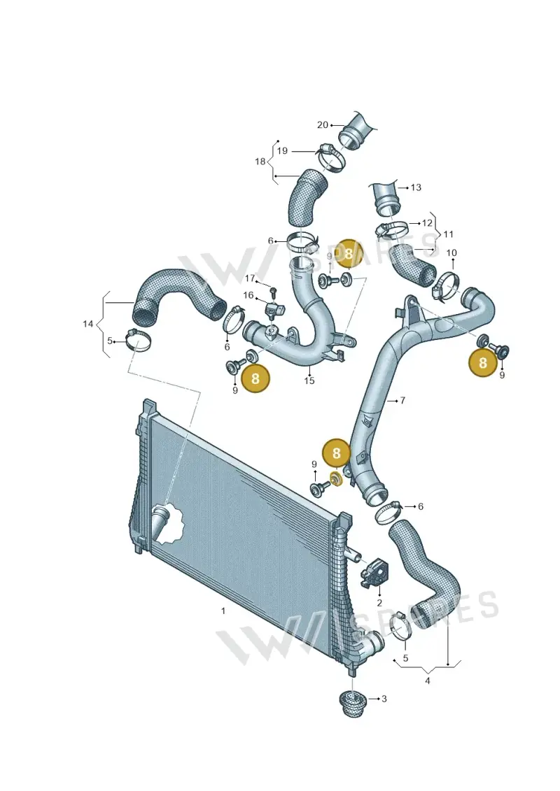 867129669 — Volkswagen Passat estate (2023-) diagram 746145780, position 8