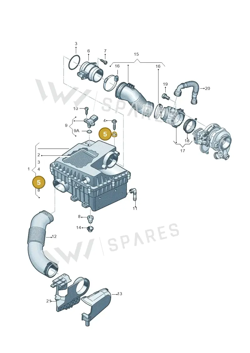 867129669 — Volkswagen Amarok twin cab (2022-) diagram 894129100, position 5
