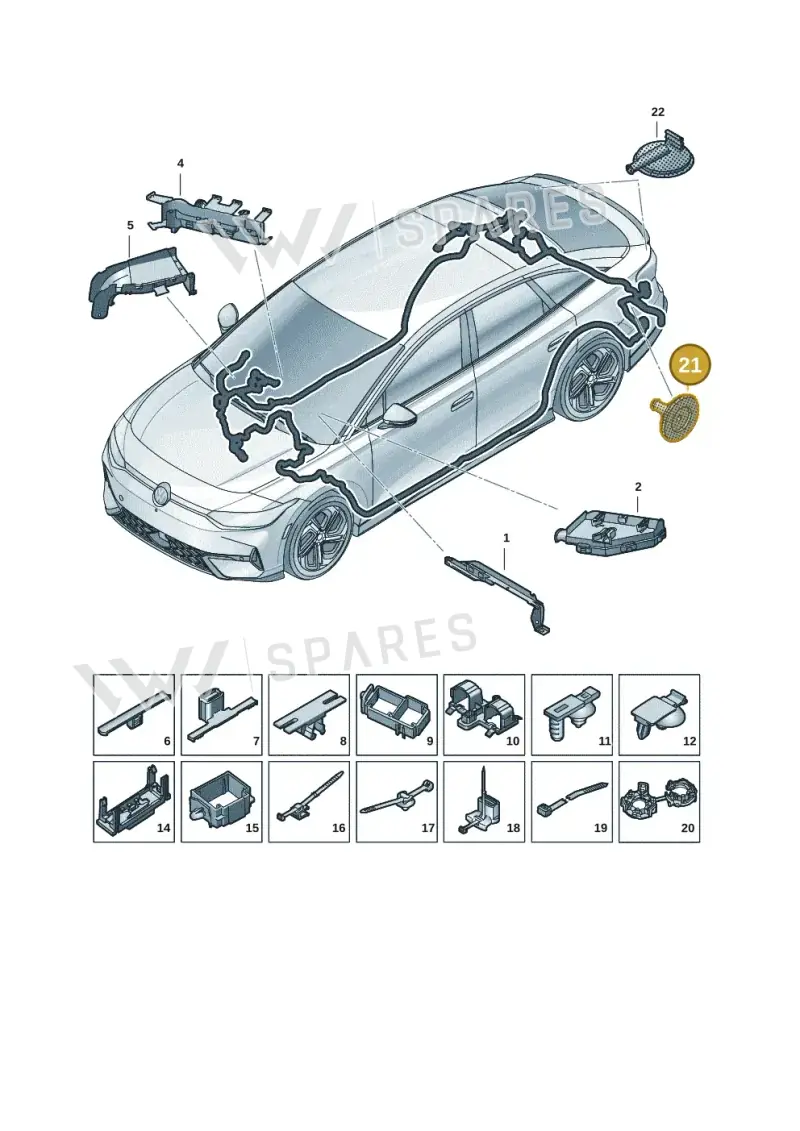 867971908 — Volkswagen ID.7 Limousine Pro (2023-) diagram 14b972001, position 21