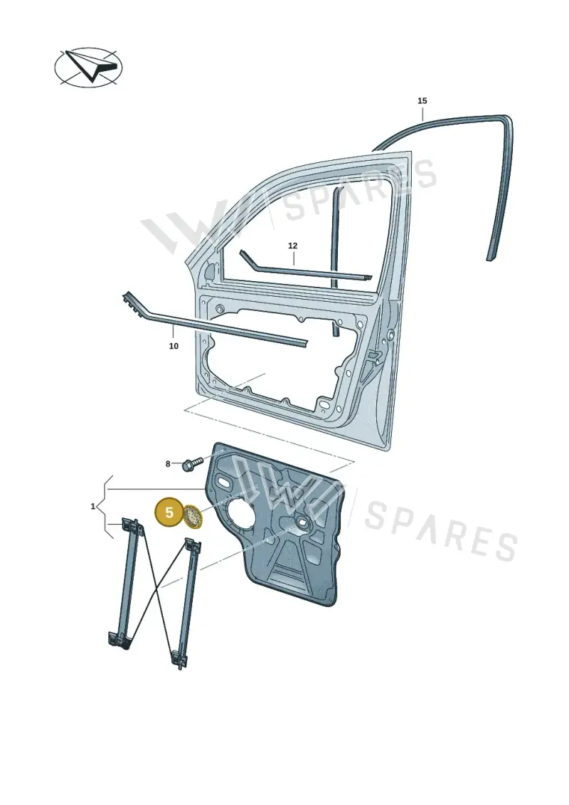 867971908 — Volkswagen Transport. multivan (2019-2024) diagram 7ep837500, position 5