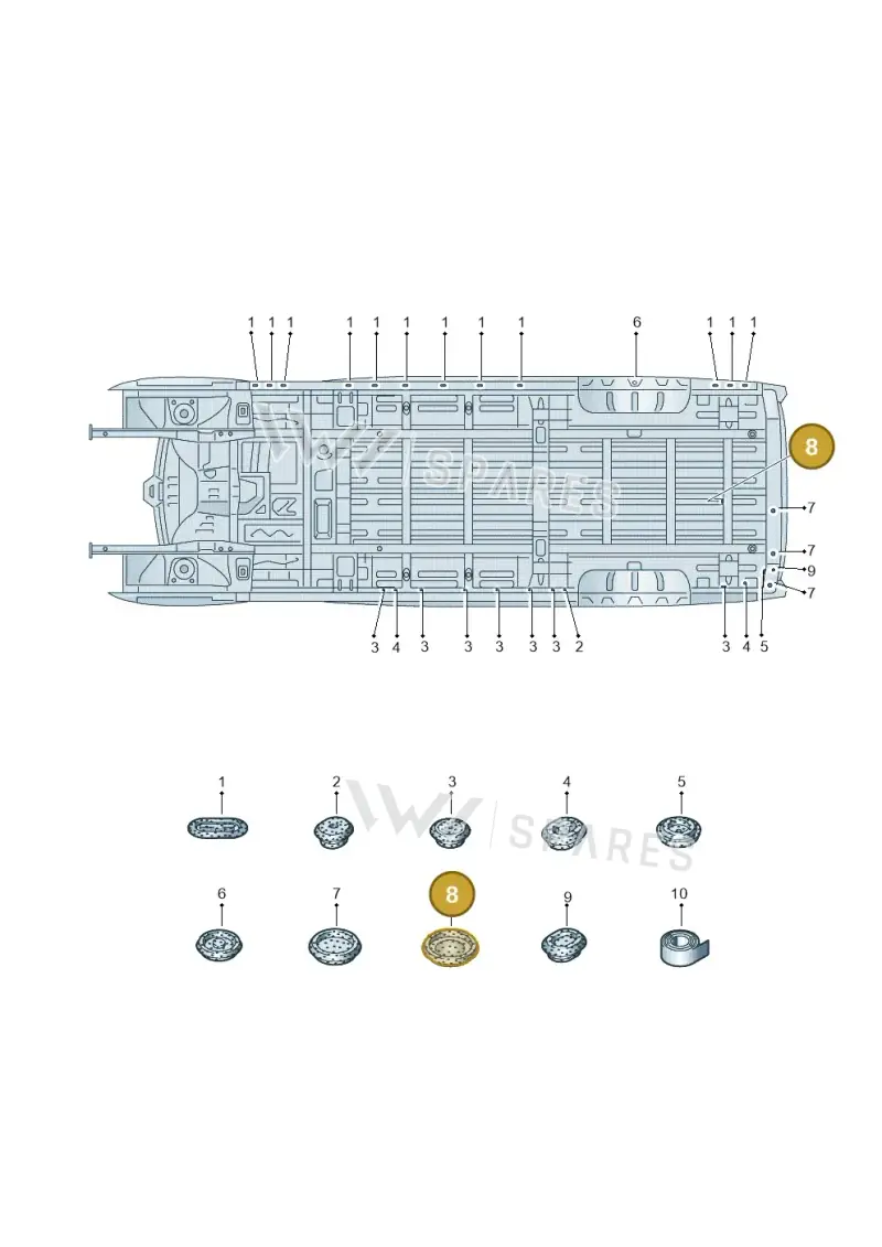 867971908 — Volkswagen E-Crafter 35 (2018-2024) diagram 806803350, position 8