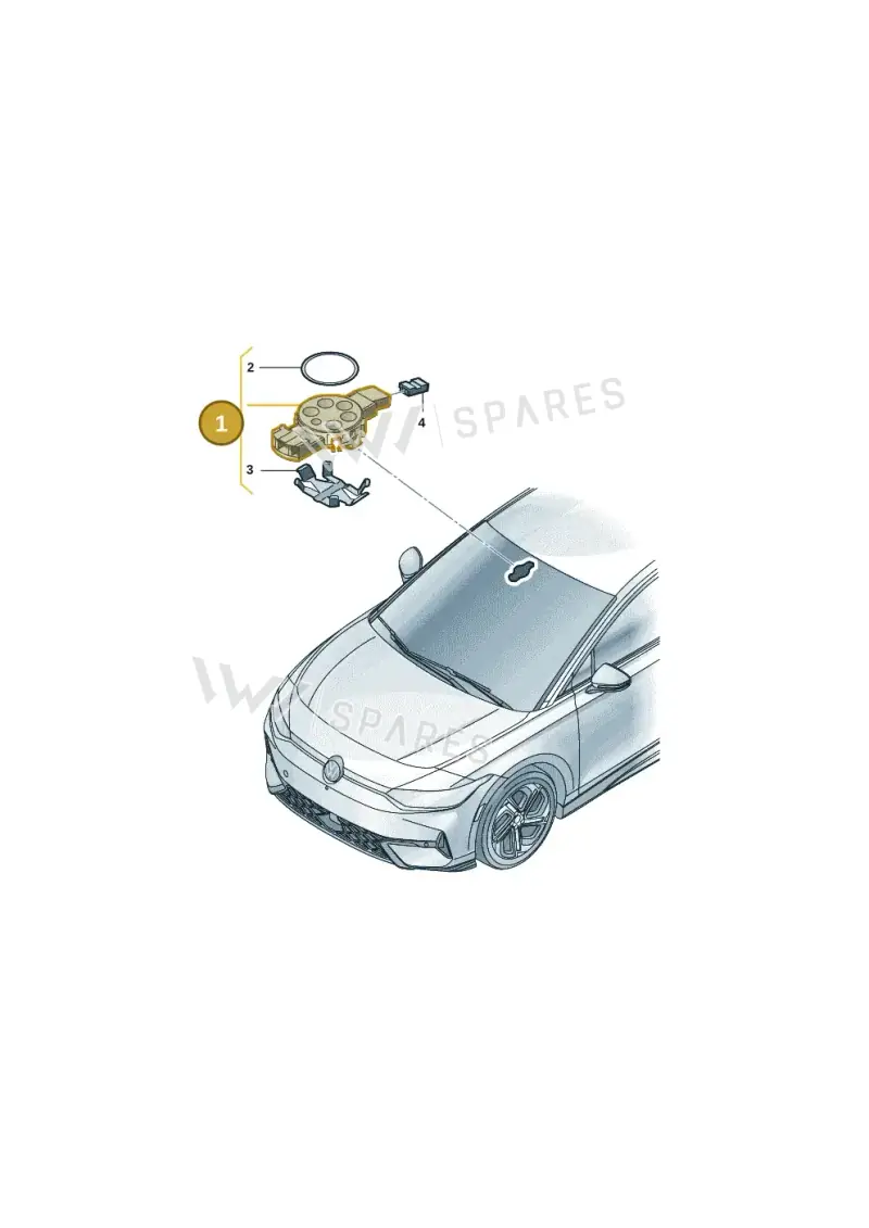 89A955555A — Volkswagen ID.7 Limousine Pro (2023-) diagram 14b955500, position 1