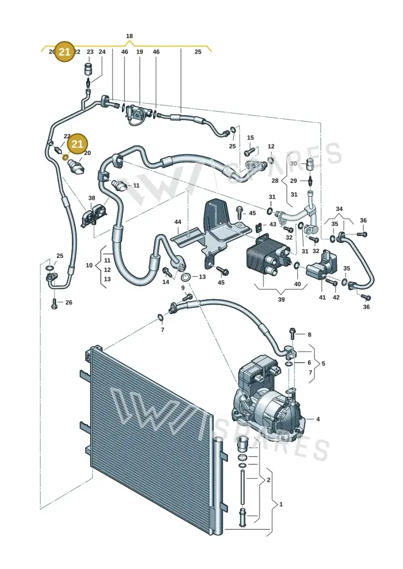 8A0260749AK — Volkswagen ID.7 Limousine Pro (2023-) diagram 10a260401, position 21